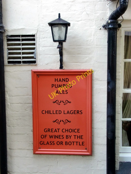 Photo 6"x4" Sign, Shoulder of Mutton, Hazeley, Hampshire Hazeley c2010