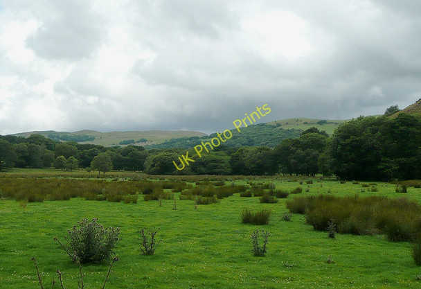 Photo 6"x4" The Cwm Mwyro flood plain, Ceredigion Strata Florida c2010