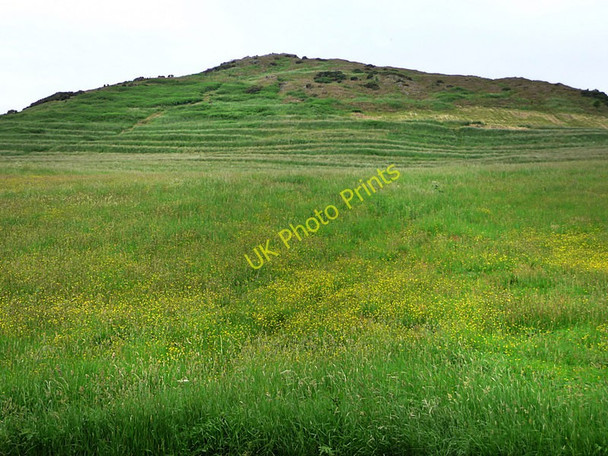 Photo 6"x4" Cultivation Terraces on Crow Hill Edinburgh c2010