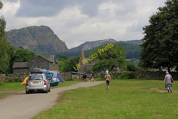 Photo 6"x4" Coniston Hall Campsite Haws Bank\/SD3096 c2010