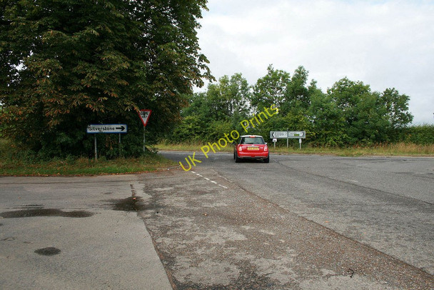 Photo 6"x4" Road junction near Whittlebury Whittlebury c2010