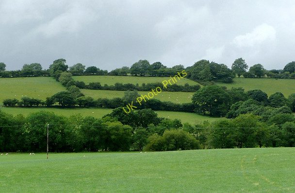 Photo 6"x4" Farm land south of Llanfair Clydogau, Ceredigion Cellan c2010