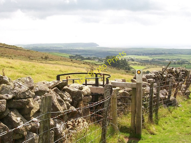 Photo 6"x4" View from the kissing gate at the col Garnfadryn c2010