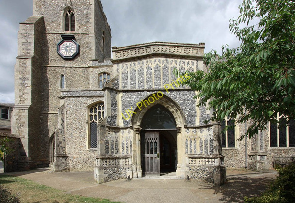 Photo 6"x4" St Mary, Diss, Norfolk - Porch Diss c2010
