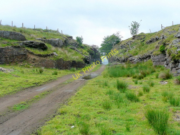 Photo 6"x4" Former mineral line Aberdulais c2010