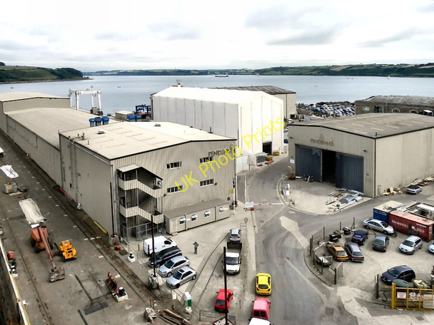 Photo 6"x4" Pendennis Shipyard Falmouth c2010