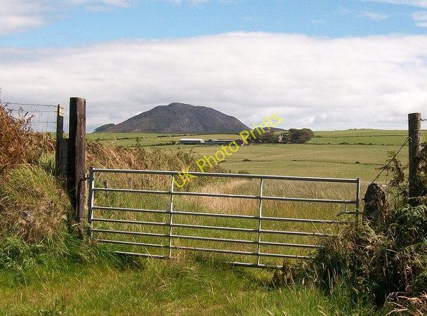 Photo 6"x4" View across farmland towards Tre-garnedd farm Rhos-dd\u00fb c2010