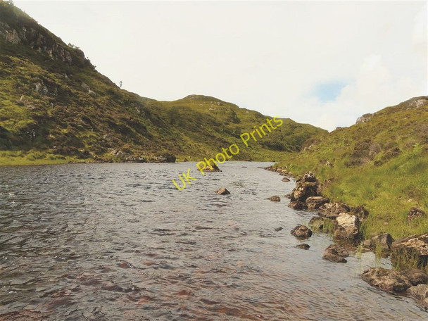 Photo 6"x4" Loch Veyatie to Fionn Loch Uidh Fhearna c2010