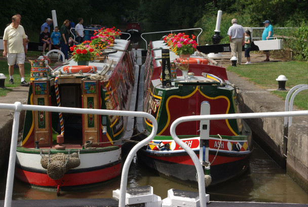 Photo 6"x4" Hatton Top Lock Haseley c2010