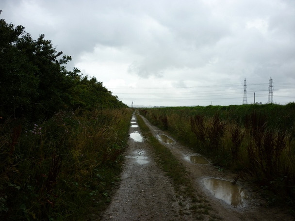 Photo 6"x4" Ings Lane towards Ferriby Sluice Horkstow c2010