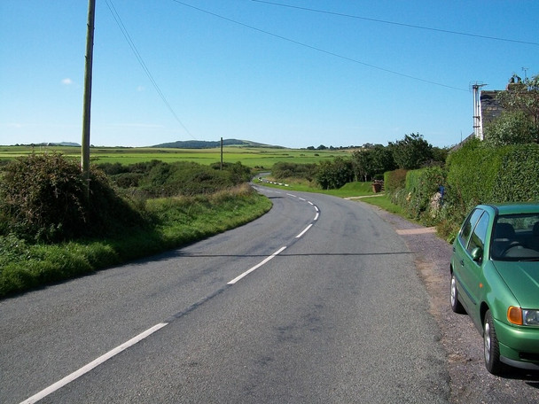 Photo 6"x4" The B4417 at Rhydtrwodd, north of Tudweiliog Rhos-y-llan c2010