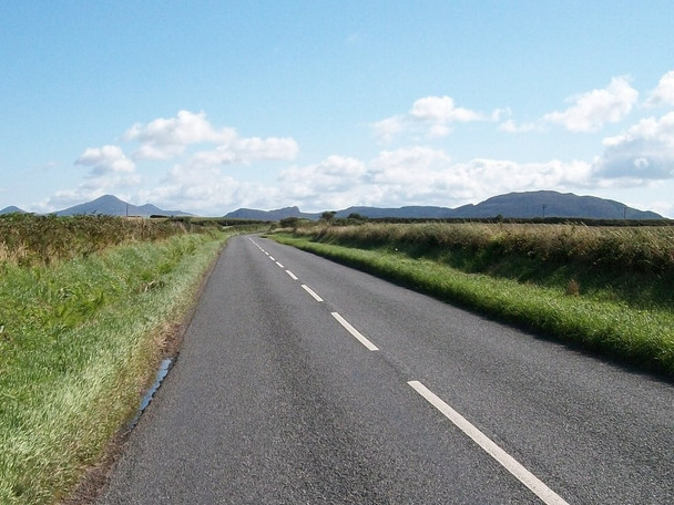 Photo 6"x4" View east along the B4417 near Bryniau Farm Edern c2010