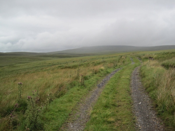 Photo 6"x4" Footpath and Track below Viewing Hill Metalband Hill c2010