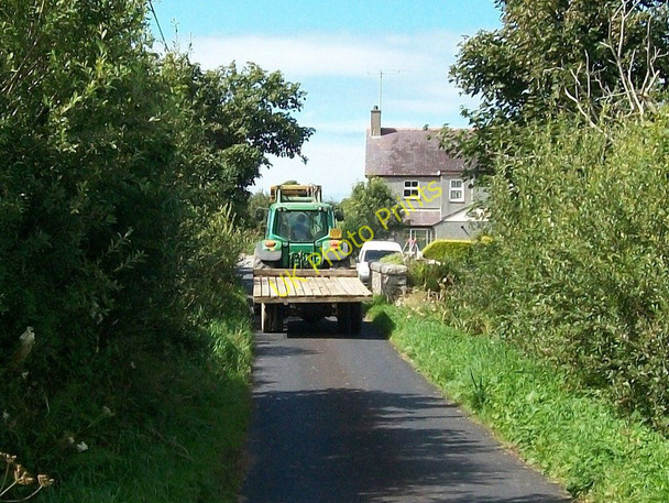 Photo 6"x4" A tractor negotiating Pont Afon Fawr, Llangwnnadl Llangwnnadl c2010