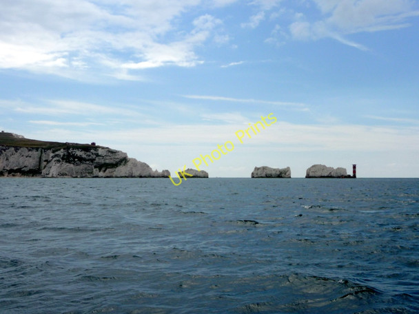 Photo 6"x4" The Needles and the Old Battery, Isle of Wight Totland c2010