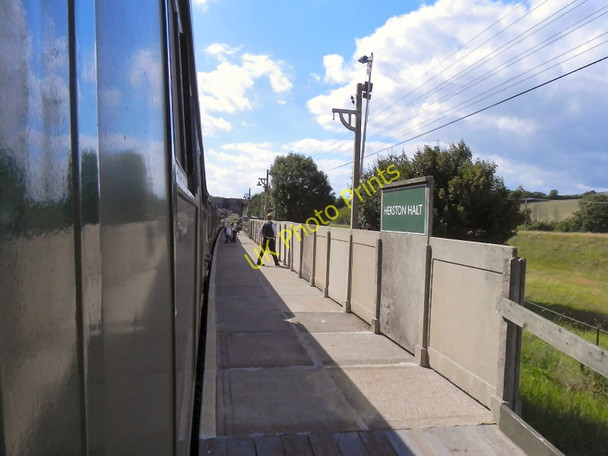 Photo 6"x4" Swanage Railway, Herston Halt Swanage c2010