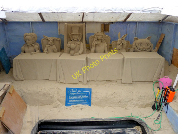 Photo 6"x4" Sand Sculptures, Weymouth, Dorset Weymouth\/SY6779 c2010