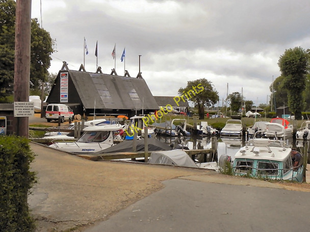 Photo 6"x4" Boatyard, River Avon, Christchurch Christchurch\/SZ1592 c2010