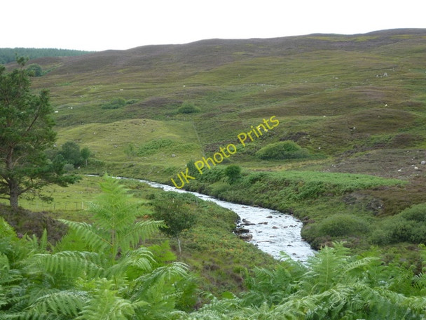 Photo 6"x4" River Evelix near Achosnich Rearquhar c2010