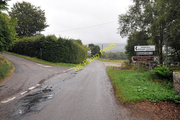 Photo 6"x4" Road junction near Rosehall Hall Altass c2010
