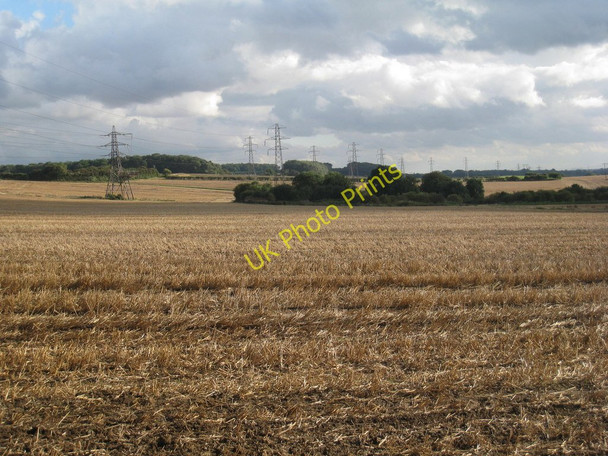 Photo 6"x4" View towards the site of Gokewell Priory Farm Broughton\/SE9608 c2010
