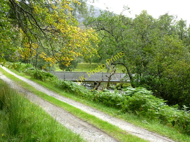 Photo 6"x4" Footbridge near Diebidale Lodge Diebidale Lodge c2010