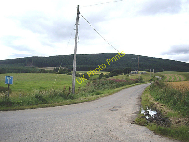 Photo 6"x4" Side road to Wester Clova Kildrummy c2010