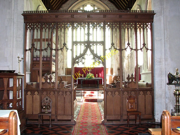 Photo 6"x4" All Saints' church in Besthorpe - chancel screen Attleborough\/TM0495 c2010