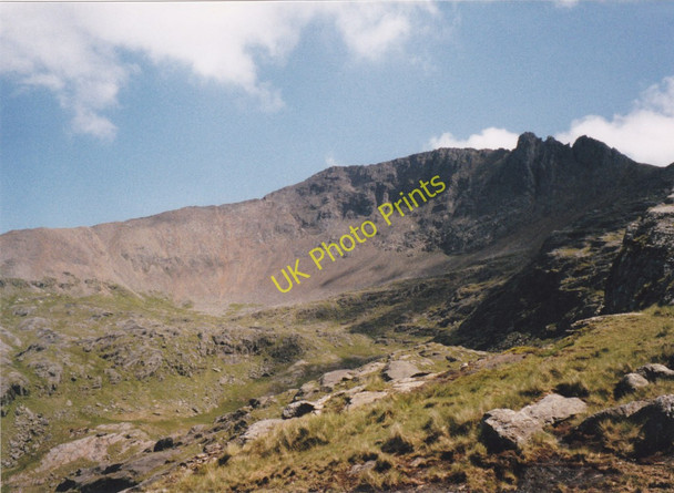 Photo 6"x4" View across the upper section of  Cwm Glas towards Grib Goch Gwastadnant c2010