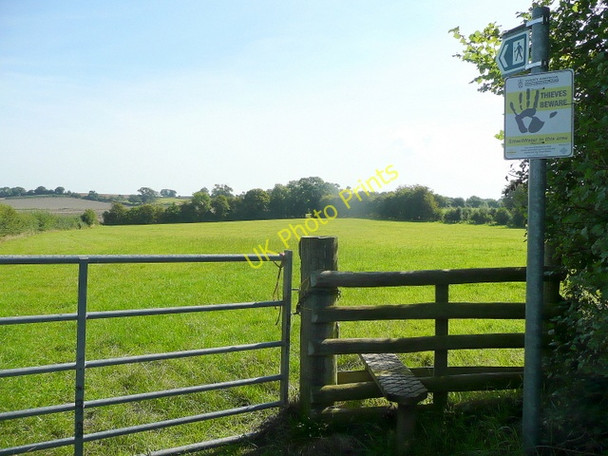 Photo 6"x4" Pastoral scene north of Lugwardine Lugwardine c2010