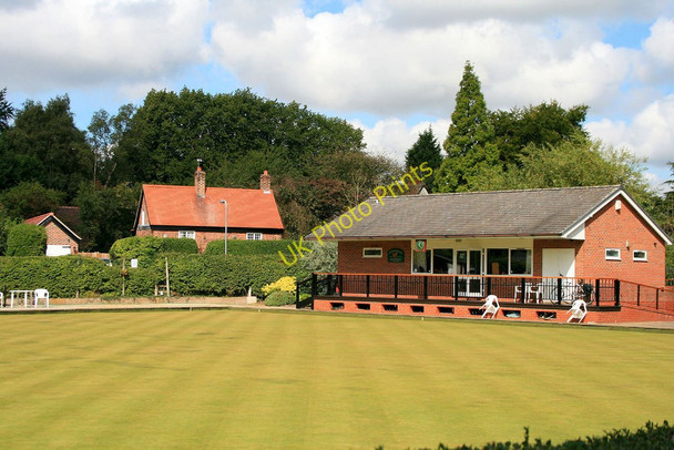 Photo 6"x4" Attenborough bowling green and pavilion Beeston\/SK5236 c2010