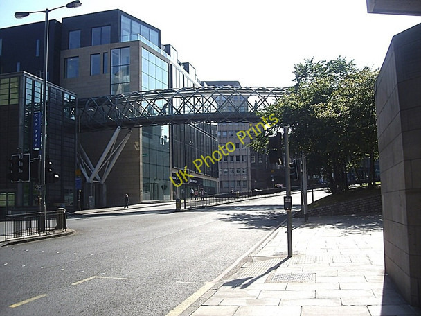 Photo 6"x4" Footbridge over dual carriageway Edinburgh c2010