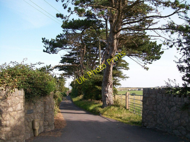 Photo 6"x4" Access road to Pwll Parc Farm Edern c2010