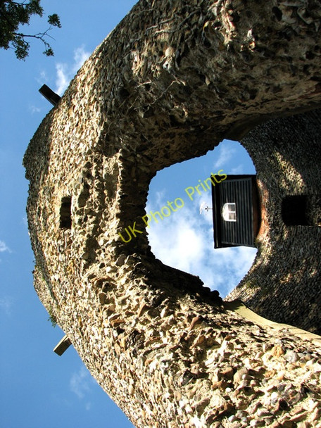 Photo 6"x4" St Mary's church in Wortham - the bell cote Magpie Green c2010