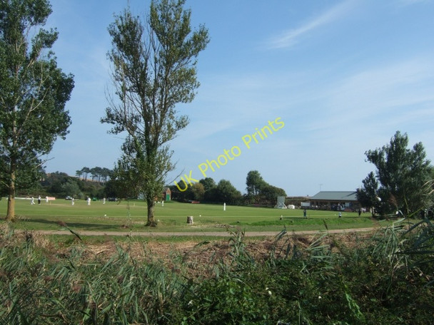 Photo 6"x4" Cricket match at Budleigh Salterton Budleigh Salterton c2010