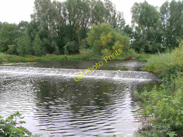 Photo 6"x4" Weir on River Soar Leicester c2010