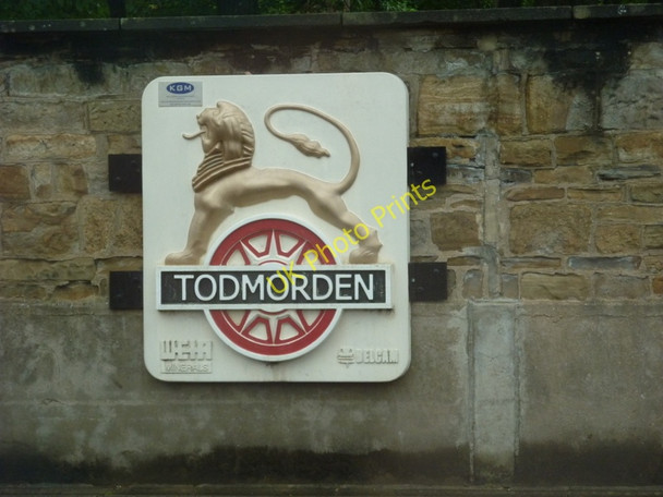Photo 6"x4" A sign at Todmorden Train Station Todmorden c2010