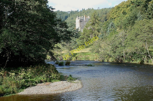 Photo 6"x4" Neidpath Castle and the Tweed Peebles\/NT2540 c2010