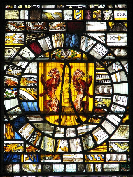 Photo 6"x4" The church of SS Peter and Paul in Clare - east window (detail) Clare\/TL7645 c2010 P1