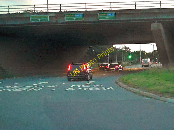 Photo 6"x4" M6, Junction 23 Newton-Le-Willows\/SJ5895 c2010