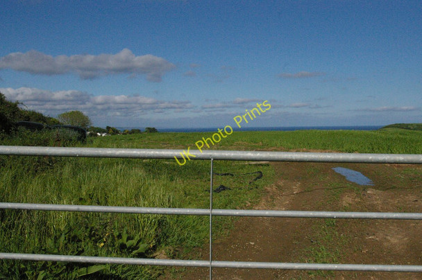 Photo 6"x4" Fields above Gorran Haven Gorran Haven c2010