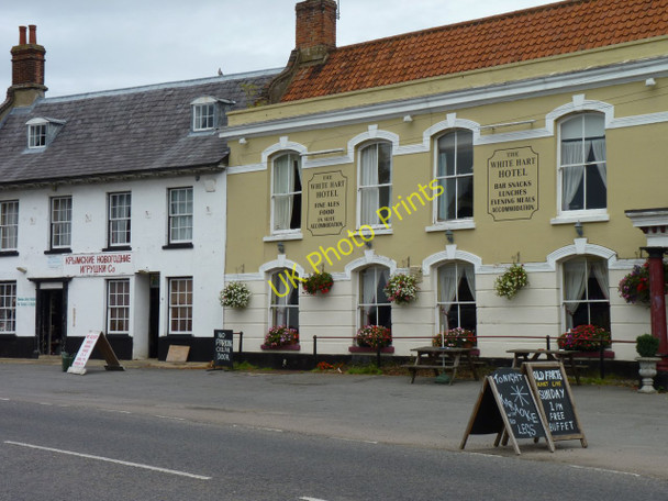 Photo 6"x4" White Hart Hotel, Hingham Hingham c2010