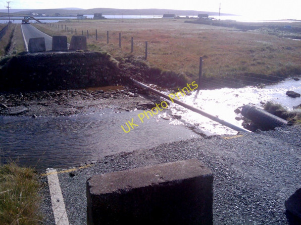 Photo 6"x4" Road closed, Uyeasound Uyeasound c2010