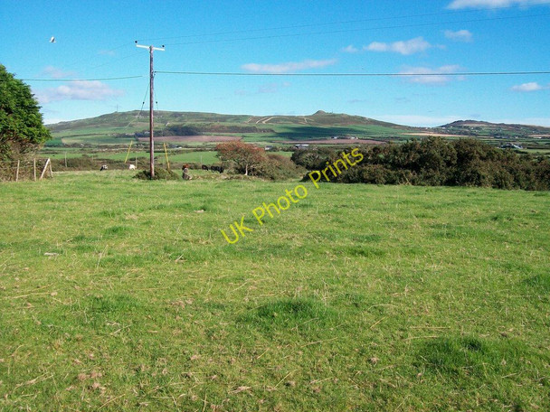 Photo 6"x4" View east across farmland from the B4417 at Rhoshirwaen Rhoshirwaun c2010