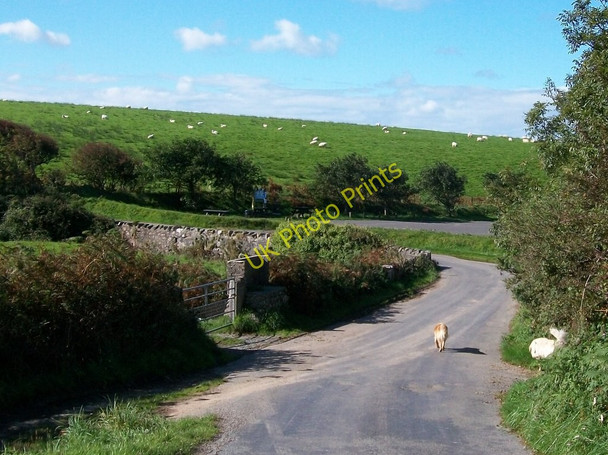 Photo 6"x4" The bridge and car park at Pont yr Afon Fawr Pen-y-graig\/SH2033 c2010