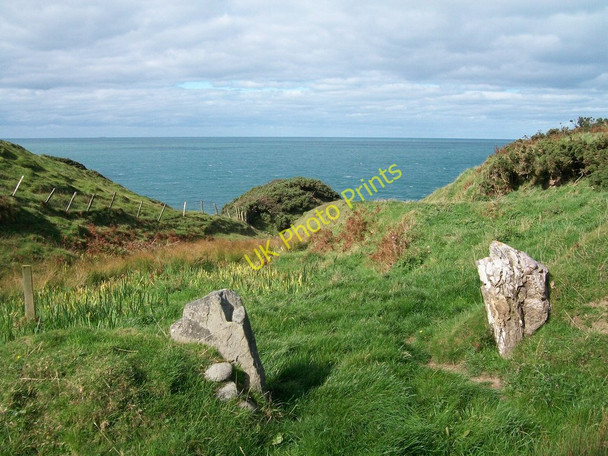 Photo 6"x4" Disused gate posts above Porth Widlin Morfa\/SH1933 c2010
