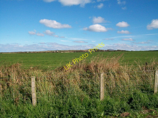 Photo 6"x4" View northeastwards across farmland towards the village of Llangwnnadl Morfa\/SH1933 c2010