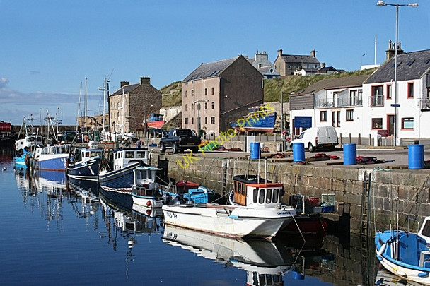 Photo 6"x4" Burghead Harbour Burghead c2010