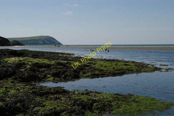 Photo 6"x4" Looking west along the coast at Parrog, towards Dinas Island Parrog c2009