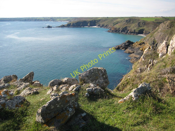 Photo 6"x4" View west from Treleaver Cliff Ponsongath c2010